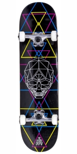 Enuff Geo Skull skateboard | 8" CMYK
