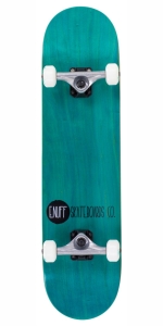 Enuff Logo Stain skateboard | 8" Teal