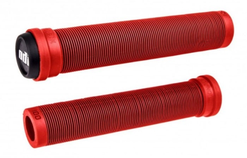 ODI Longneck soft 160mm gripy rączki hulajnogi wyczynowej bmx grips griffe bmx stunt scooter Red.jpg