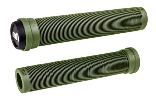 ODI Longneck soft 160mm gripy rączki hulajnogi wyczynowej bmx grips griffe bmx stunt scooter Army Green (1).jpg