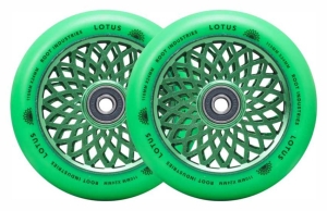 Root Lotus 110mm kolečka pro freestyle koloběžky 2ks | Radiant Green  