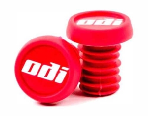 ODI End Plugs Standard bar ends 2-pack | Red