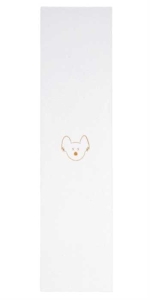 Flisek griptape  | Logo White Orange