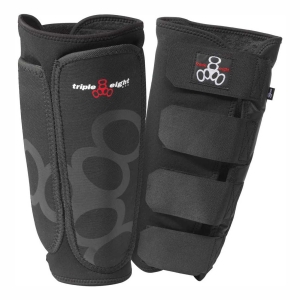 Triple Eight Exoskin shin guards | Black