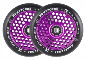  Root Honeycore 110mm kolečka pro freestyle koloběžky 2ks | Black Purple