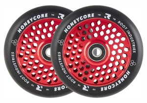  Root Honeycore 110mm kolečka pro freestyle koloběžky 2ks | Black Red