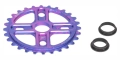 salt plus manta zębatka bmx sprocket kettenblatt 28t chainring nebula purple (2).webp