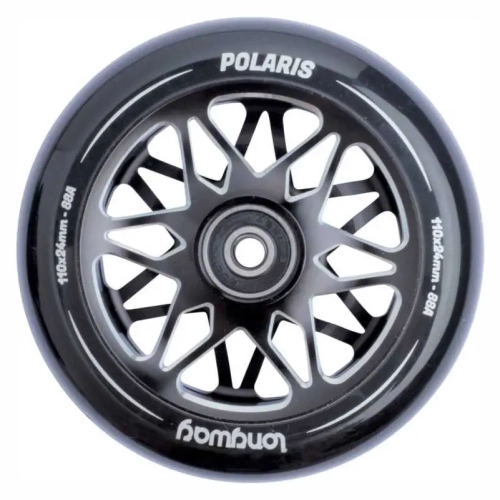 longway polaris kółko hulajnogi wyczynowej rolle rader stunt scooter wheel black.webp