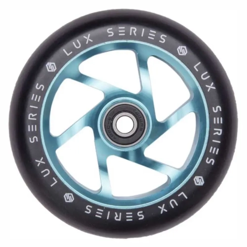 striker lux spoked 100mm kółko hulajnogi wyczynowej rolle rader stunt scooter wheel teal.webp
