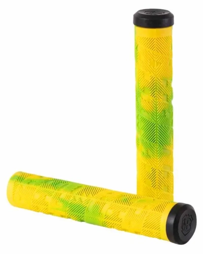 mafiabikes hitmain gripy rączki griffe bmx hulajnogi wyczynowej grips harry main green yellow.webp