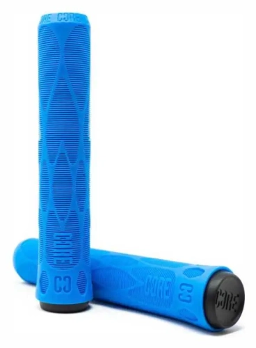 core pro gripy rączki hulajnoga wyczynowa BMX griffe grips pro stunt scooter freestyle kolobezka blue.webp