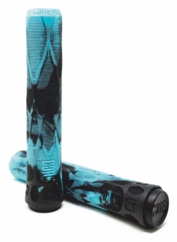 core pro gripy rączki hulajnoga wyczynowa BMX griffe grips pro stunt scooter freestyle kolobezka Arctic Blue Black.webp