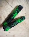 core pro gripy rączki hulajnoga wyczynowa BMX griffe grips pro stunt scooter freestyle kolobezka hulk green black 1.webp