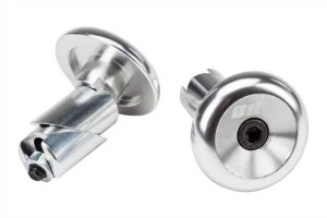 ODI Alloy End Plugs bar ends 2-pack | Silver