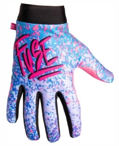 Fuse Omega rukavice BMX  | Turbo Blue Splash