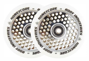  Root Honeycore 110mm kolečka pro freestyle koloběžky 2ks | White Mirror