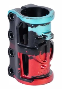 Oath Cage SCS V2 objímka pro freestyle koloběžky | Black Teal Red