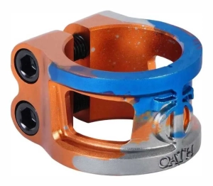 Oath Cage V2 objímka pro freestyle koloběžky | Titanium Orange Blue
