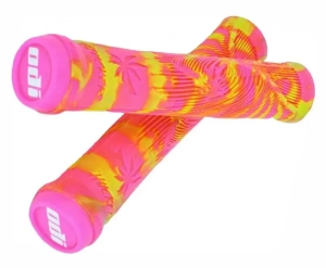 ODI Hucker Ltd Signature grips 160mm | Yellow Pink
