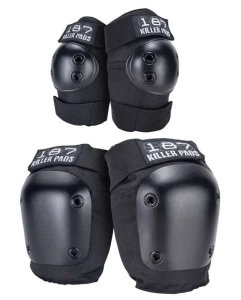 187 Killer Pads Combo 2-Pack sada chráničů | Black