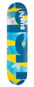 Sushi Spectrum Deck skateboardová deska | 8" Yellow Teal