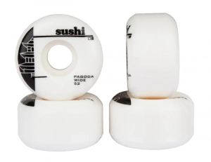 Sushi Pagoda Wide skateboardová kolečka 99A | White Black