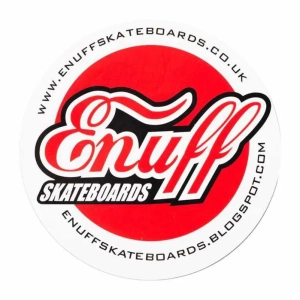 Enuff Rounded samolepka | Red