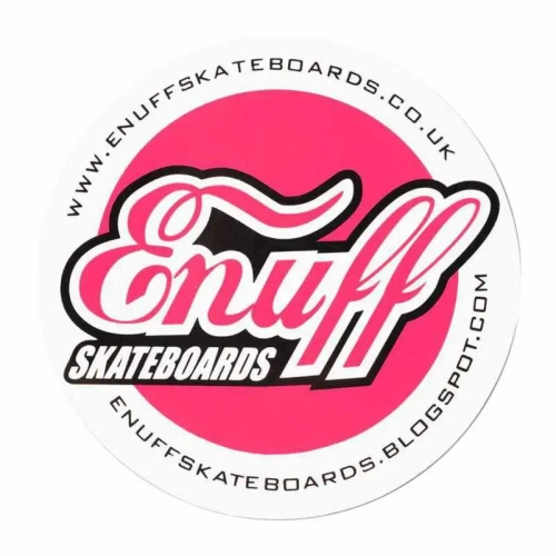enuff-sticker-pink-110mm.webp