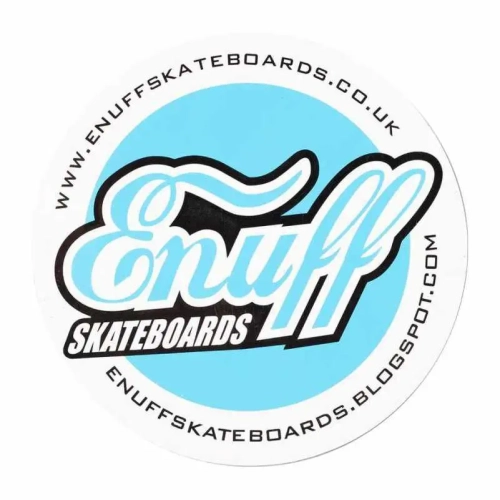 enuff-sticker-blue-110mm.webp