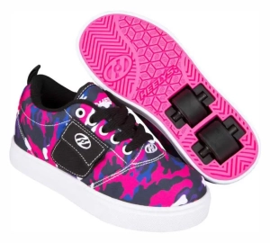 Heelys X2 Pro Pocket koloboty pro děti | Black Pink Camo