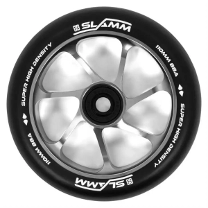 Slamm Team 110mm stunt  scooter wheel | Black Silver