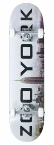 Zoo York OG 95 Logo Block skateboard | 8" Chrysler (1)