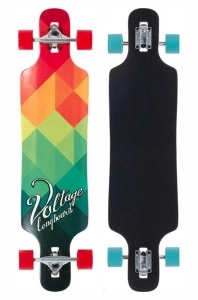 Voltage DT longboard | 39" Red Green