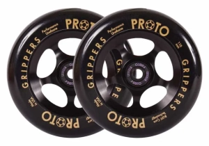 Proto Grippers 110mm stunt scooter wheels | Black
