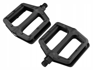 NS Bikes BMX Pedals Nylon flat Platform 9/16" Black