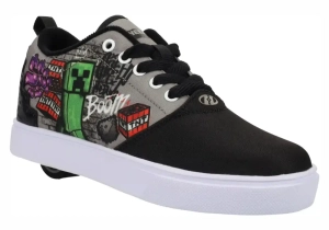 Heelys Pro Minecraft  Shoes with Wheels | Black Grey
