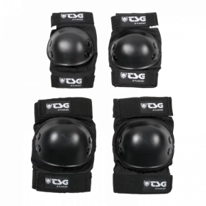 TSG Junior Plain sada chráničů pro děti | Black