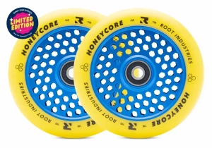  Root Honeycore Limited 110mm kolečka pro freestyle koloběžky 2ks | Blue Yellow