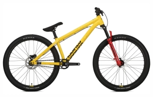 NS Bikes Movement 1 26" kolo MTB Dirt | Yellow Splash Red