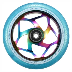 Blunt Tri Bearing 120x30mm kolečko pro freestyle koloběžky | Teal Oil Slick