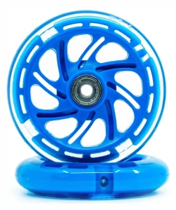 Core LED 110mm kolečka pro koloběžky 2ks | Blue