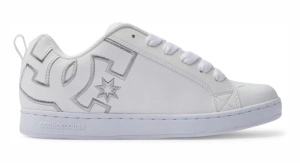 DC Shoes Court Graffik skate boty | White
