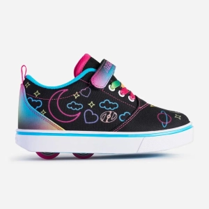 Heelys X2 Pro Prints koloboty pro děti | Black Hot Pink