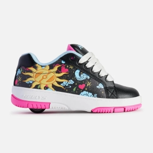 Heelys Kolect Prints koloboty | Black Blue Neo Pink