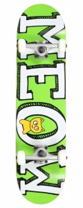 Meow Sticker Pile skateboard | 8" White (1) (1) (1) (1)