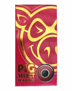 Pig Select skateboardová ložiska 8ks | Red