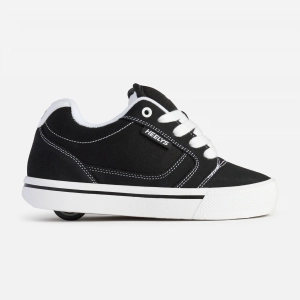 Heelys Pro 25 Shoes with Wheels | Black White