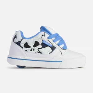 Heelys Pro 25 Shoes with Wheels  | White Blue