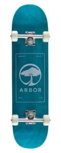 Arbor Street skateboard | 7.75" Logo Blue