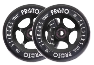 Proto Sliders 110mm kolečka pro freestyle koloběžky 2ks | Black on Black